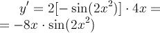 derivace - příklad - řešení