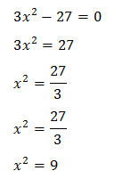 kvadratická rovnice - příklad